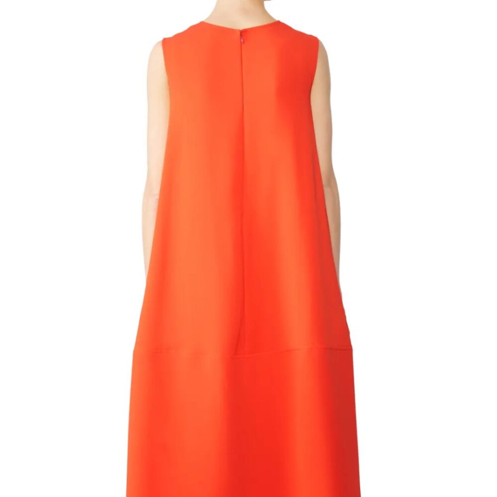 Adeam Bright Orange A-Line Dress View 3
